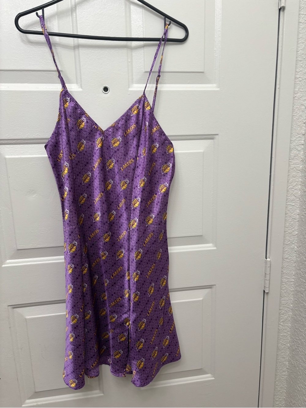 Concepts Sport NBA Los Angeles Lakers Satin Slip Dress